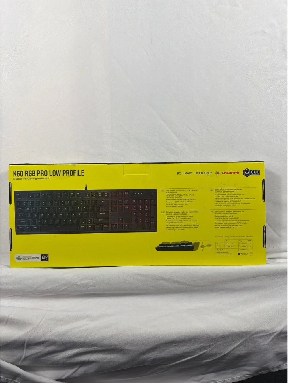 Corsair K60 RGB PRO Low Profile Mechanical Gaming Keyboard